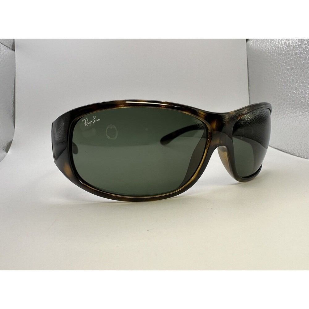 Ray-Ban Tortoise Shell Sunglasses with Green Lenses - Picture 8 of 12